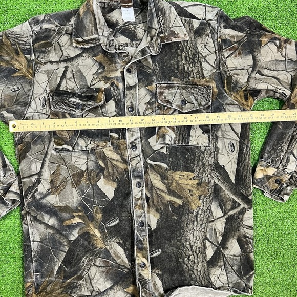 Vintage Ranger Camo Jacket  MED. canvas RealTree Shadow Branch Hunting EUC - Picture 2 of 6